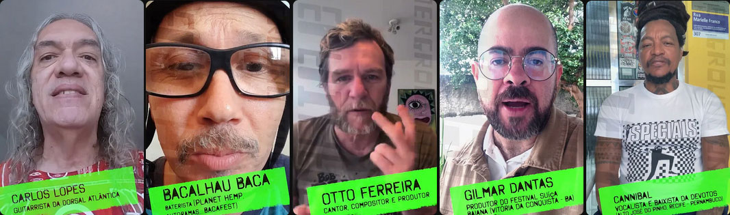 VOZES DA CENA - confira os depoimentos no YouTube