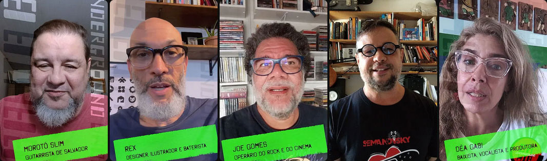 VOZES DA CENA - confira os depoimentos no YouTube